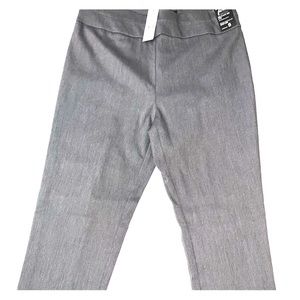 High Waist Pull-On Slim Leg Pants